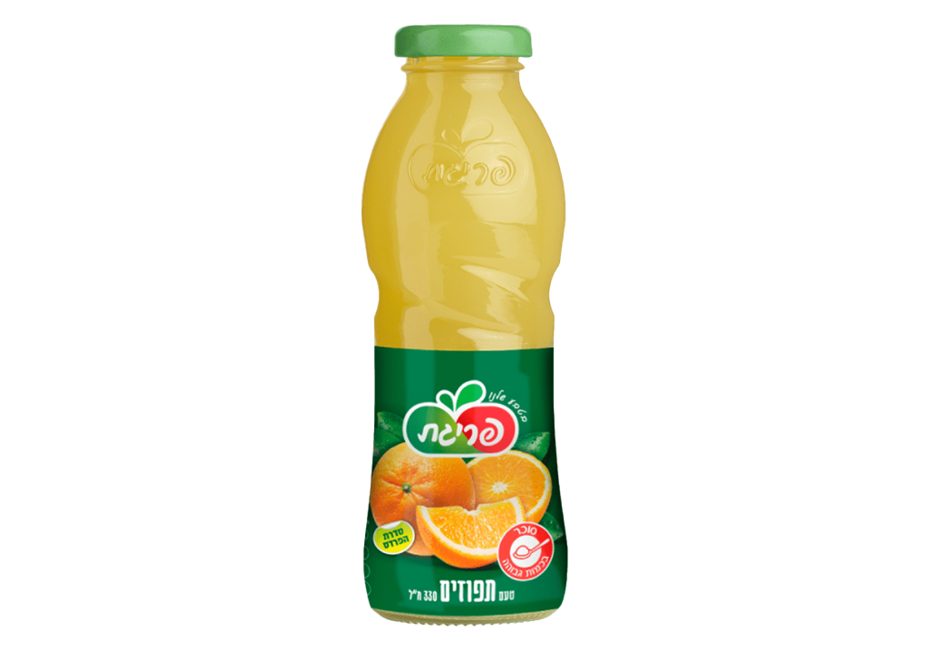 תפוזים 330 מ”ל זכוכית