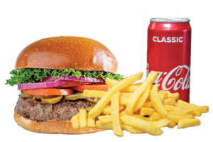 ארוחת בורגר קלאסי 220 גרם
